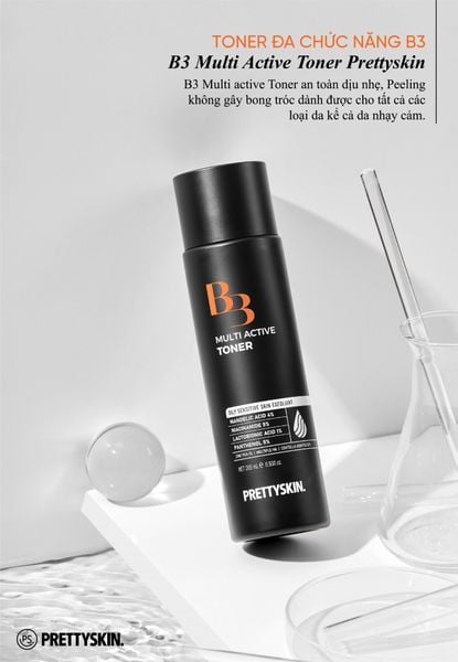 NƯỚC HOA HỒNG B3 MULTI ACTIVE TONER PRETTYSKIN 205ML