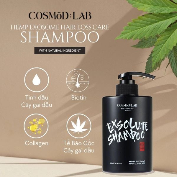 DẦU GỘI XẢ KÍCH THÍCH MỌC TÓC COSMOOD LAB EXSOLUTE TREATMENT