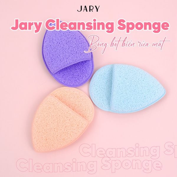 MIẾNG RỬA MẶT BỌT BIỂN JARY CLEANSING SPONGE