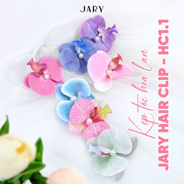KẸP TÓC HOA LAN JARY HAIR CLIP - HC1 - HC1.1