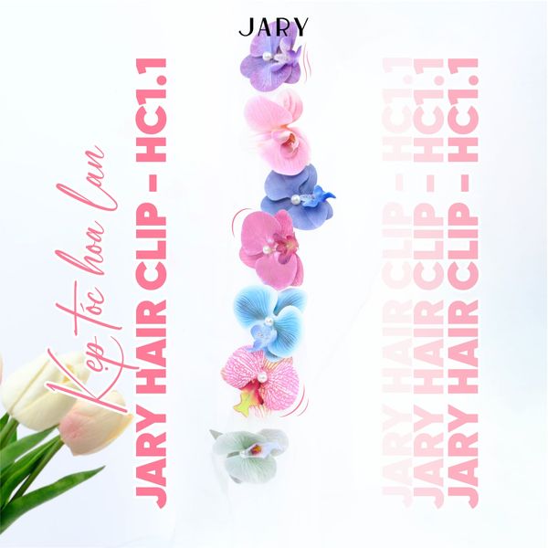 KẸP TÓC HOA LAN JARY HAIR CLIP - HC1 - HC1.1