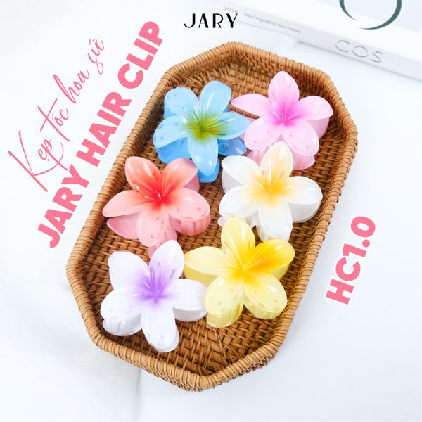 KẸP TÓC HOA SỨ NHỰA JARY HAIR CLIP - HC1 - HC1.0