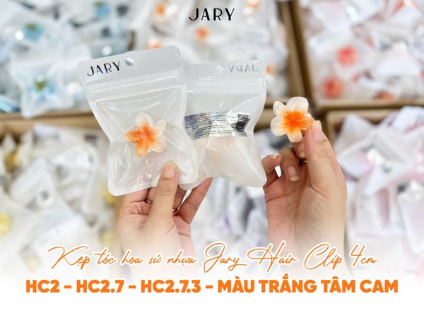 KẸP TÓC HOA SỨ NHỰA JARY HAIR CLIP 4CM - HC2 - HC2.7