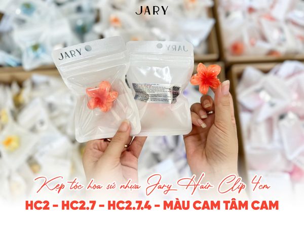 KẸP TÓC HOA SỨ NHỰA JARY HAIR CLIP 4CM - HC2 - HC2.7