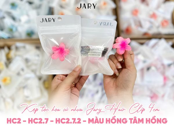 KẸP TÓC HOA SỨ NHỰA JARY HAIR CLIP 4CM - HC2 - HC2.7