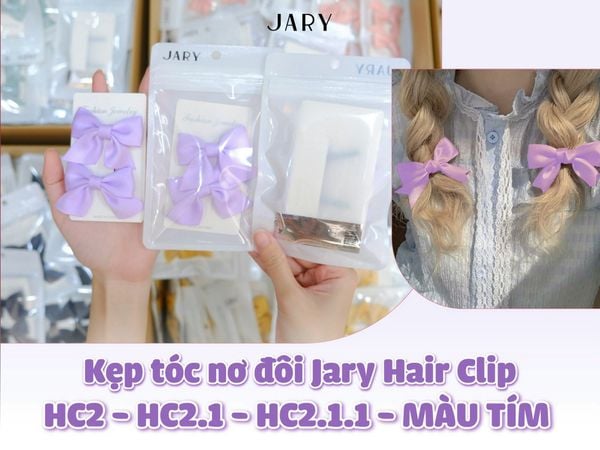KẸP TÓC NƠ ĐÔI JARY HAIR CLIP - HC2