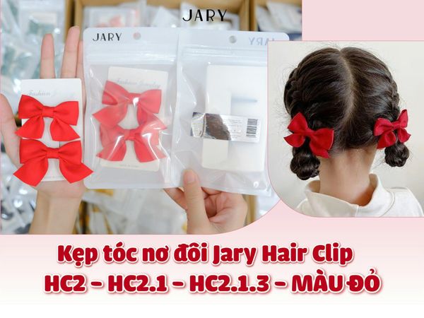 KẸP TÓC NƠ ĐÔI JARY HAIR CLIP - HC2