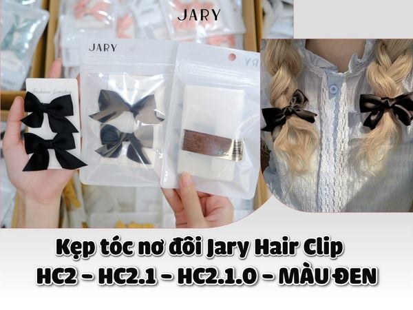 KẸP TÓC NƠ ĐÔI JARY HAIR CLIP - HC2