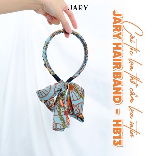 CÀI TÓC LỤA THỔ CẨM LỤA SATIN JARY HAIR BAND - HB13