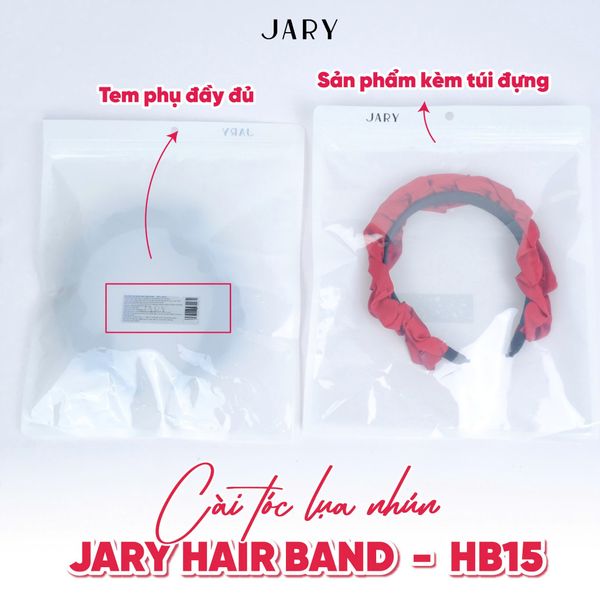 CÀI TÓC LỤA NHÚN JARY HAIR BAND HB15 - HB15.1