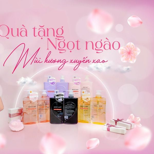 SỮA TẮM NƯỚC HOA SEXY LADY PARFUM CREME DOUCHE BODY WASH 700ML
