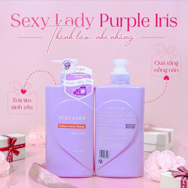 SỮA TẮM NƯỚC HOA SEXY LADY PARFUM CREME DOUCHE BODY WASH 700ML