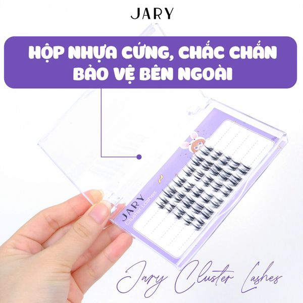 LÔNG MI CỤM TỰ NHIÊN JARY CLUSTER LASHES - HỘP NHỰA 5 HÀNG