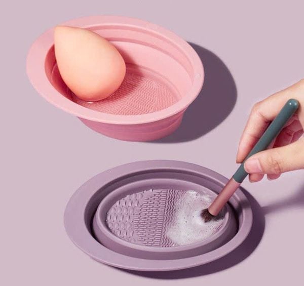 CHẬU LÀM SẠCH CỌ TRANG ĐIỂM BẰNG SILICONE JARY