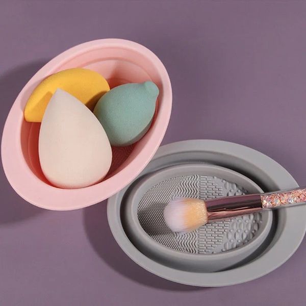 CHẬU LÀM SẠCH CỌ TRANG ĐIỂM BẰNG SILICONE JARY
