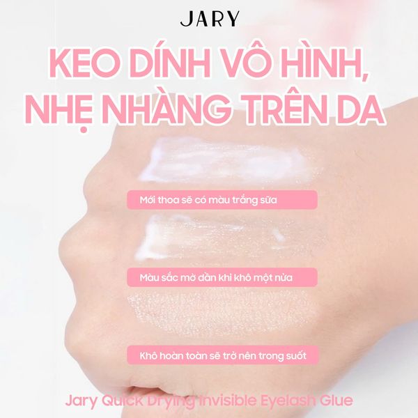 KEO DÁN LÔNG MI JARY QUICK DRYING INVISIBLE EYELASH GLUE