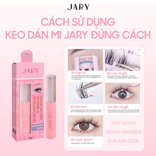 KEO DÁN LÔNG MI JARY QUICK DRYING INVISIBLE EYELASH GLUE