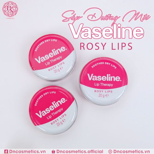 SÁP DƯỠNG MÔI VASELINE ROSY LIP 20G