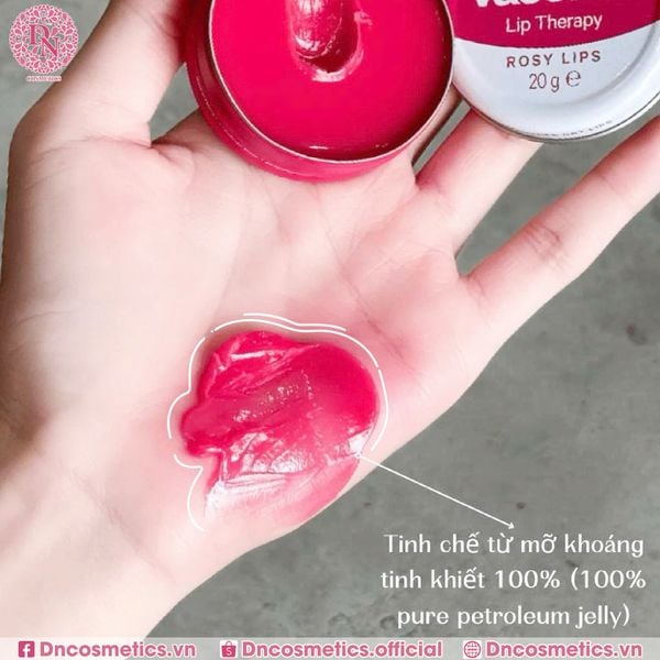 SÁP DƯỠNG MÔI VASELINE ROSY LIP 20G
