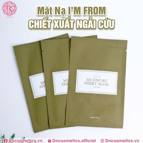 MẶT NẠ I'M FROM CHIẾT XUẤT NGẢI CỨU LÀM DỊU DA 23ML