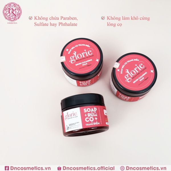SÁP RỬA CỌ TRANG ĐIỂM GLORIE BRUSH CLEANSING SOAP 130G