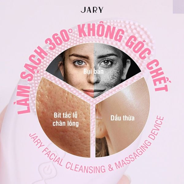 MÁY RỬA MẶT JARY FACIAL CLEANSING & MASSAGING DEVICE