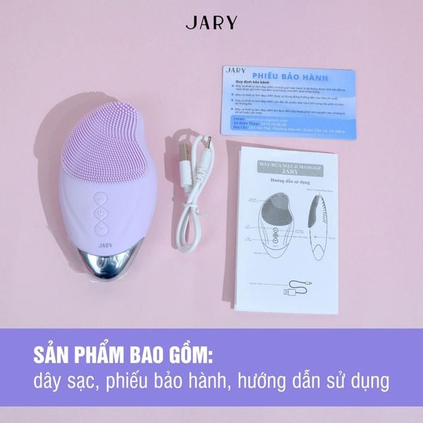 MÁY RỬA MẶT JARY FACIAL CLEANSING & MASSAGING DEVICE