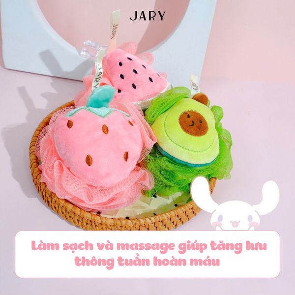 BÔNG TẮM TRÁI CÂY JARY LOOFAH FRUIT BATH SPONGE