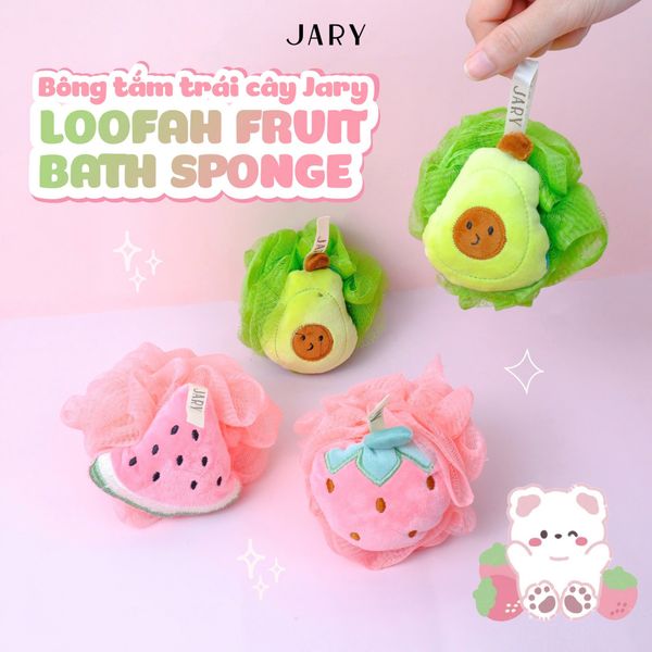 BÔNG TẮM TRÁI CÂY JARY LOOFAH FRUIT BATH SPONGE