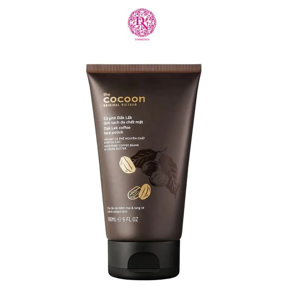 TẨY TẾ BÀO CHẾT LÀM SẠCH DA DÀNH CHO MẶT COCOON CÀ PHÊ ĐẮK LẮK 150ML