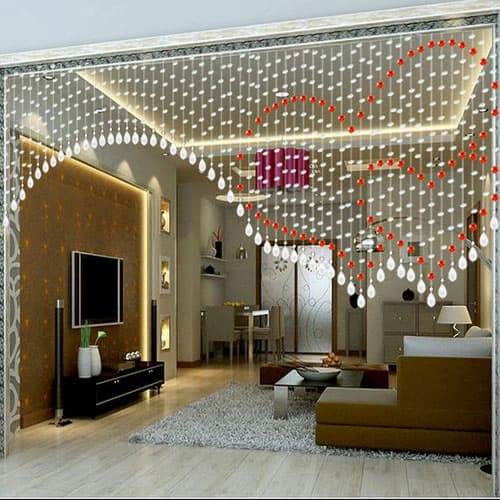 Rèm cửa bằng hạt pha lê