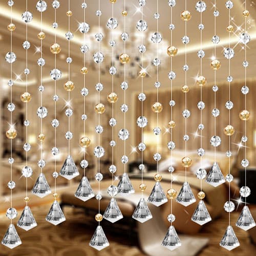 Rèm cửa pha lê trang trí