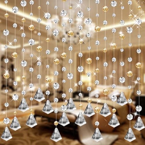 Rèm cửa pha lê trang trí