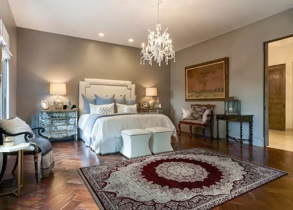 Thảm dệt trải sàn phòng ngủ