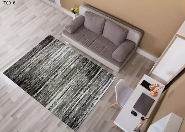Thảm lông xù họa tiết đẹp