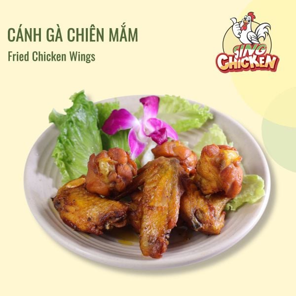  Cánh gà chiên mắm 