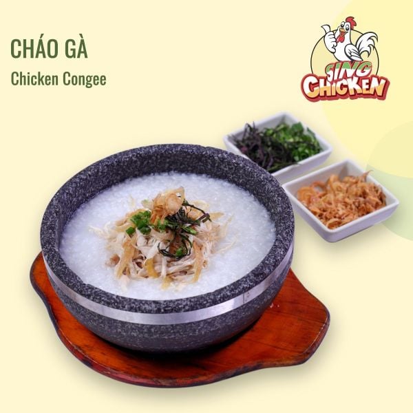 Cháo gà 