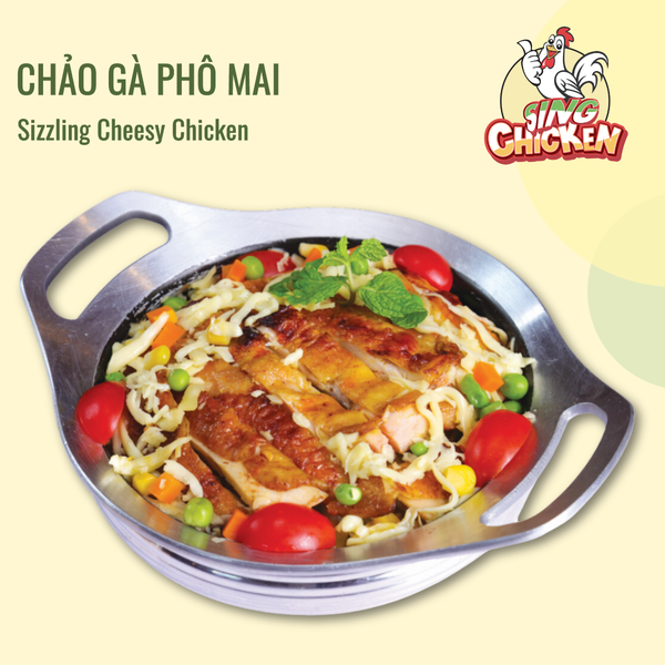  Chảo gà phô mai 