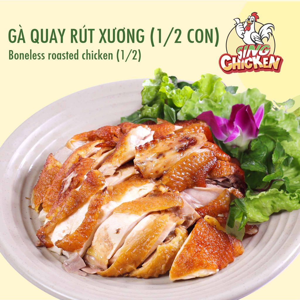  Gà quay rút xương (1/2 con) 