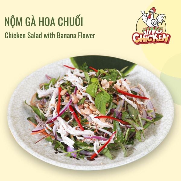  Nộm Gà Hoa Chuối 