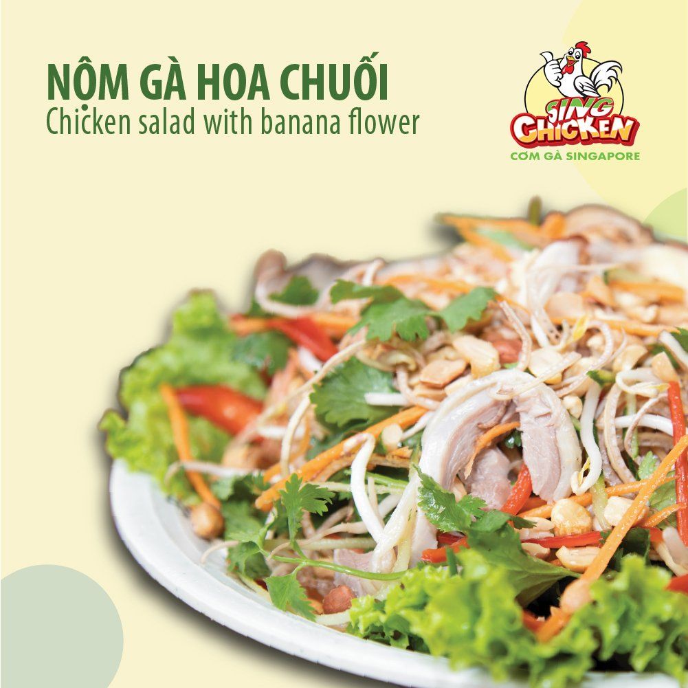  Nộm Gà Hoa Chuối 