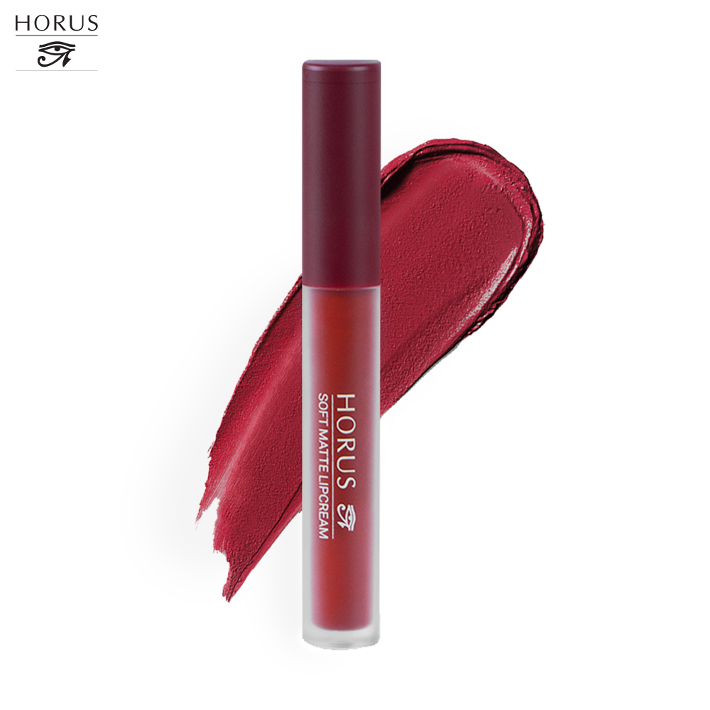 02. HOT WINE - ĐỎ RƯỢU HORUS SOFT MATTE LIPCREAM