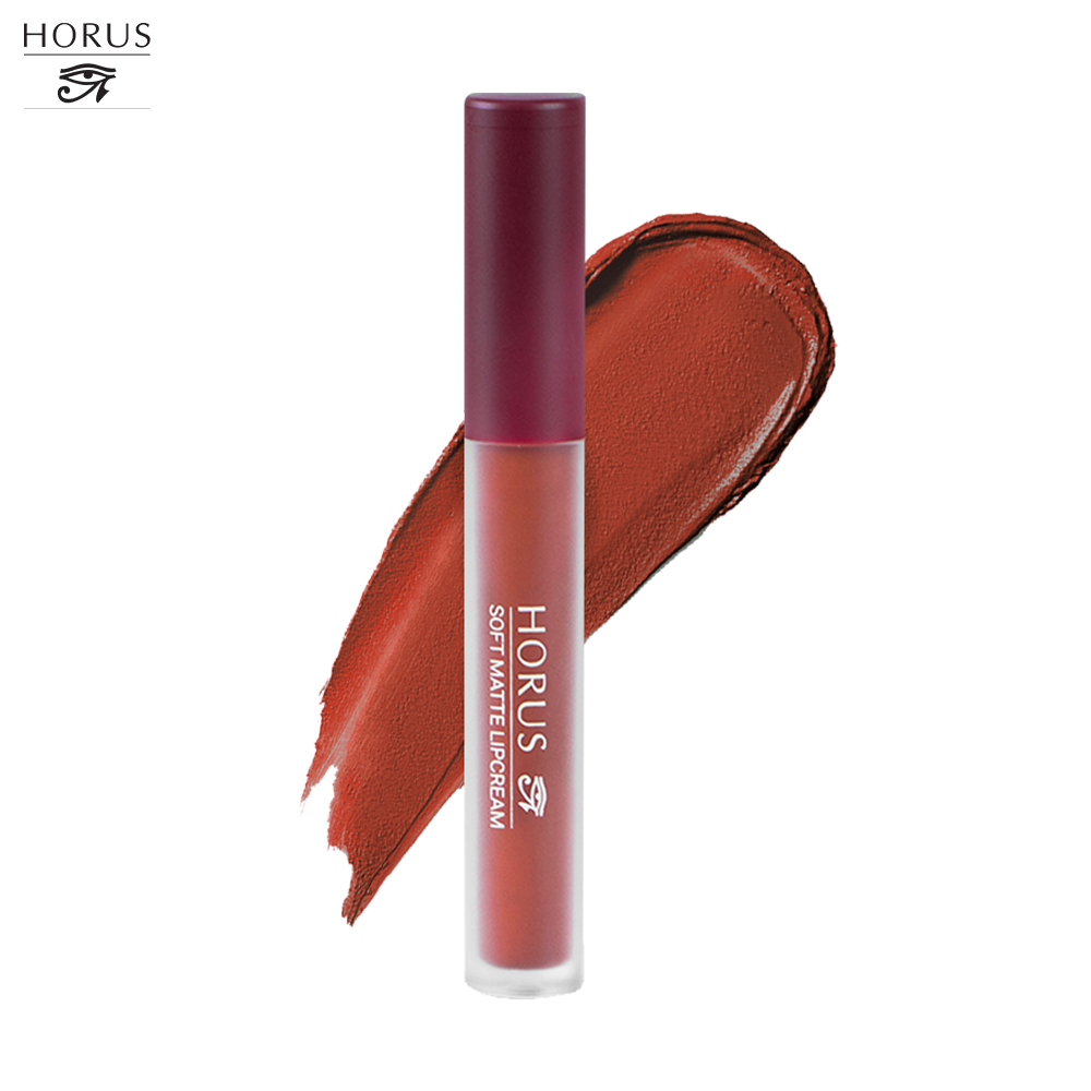 04. LOLLIPOP - CAM ĐỎ ĐẤT HORUS SOFT MATTE LIPCREAM