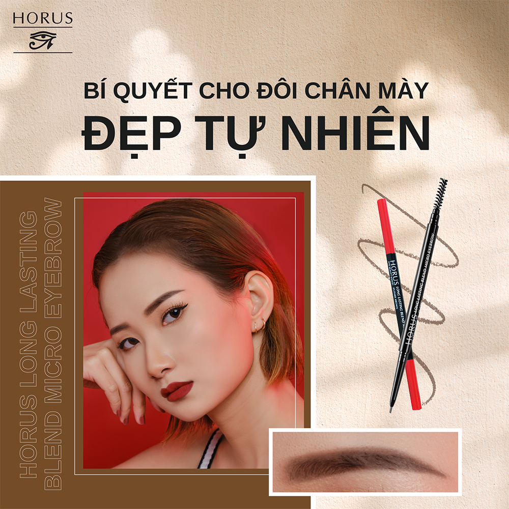 CHÌ KẺ MÀY ĐA NĂNG HORUS EYE BEAUTY EXPERT LONG LASTING BLEND MICRO EYEBROW