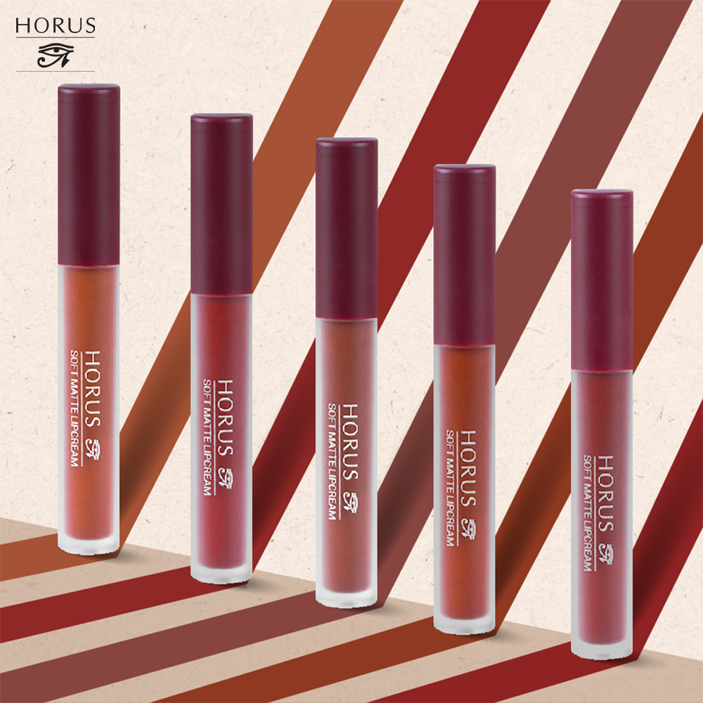 04. LOLLIPOP - CAM ĐỎ ĐẤT HORUS SOFT MATTE LIPCREAM