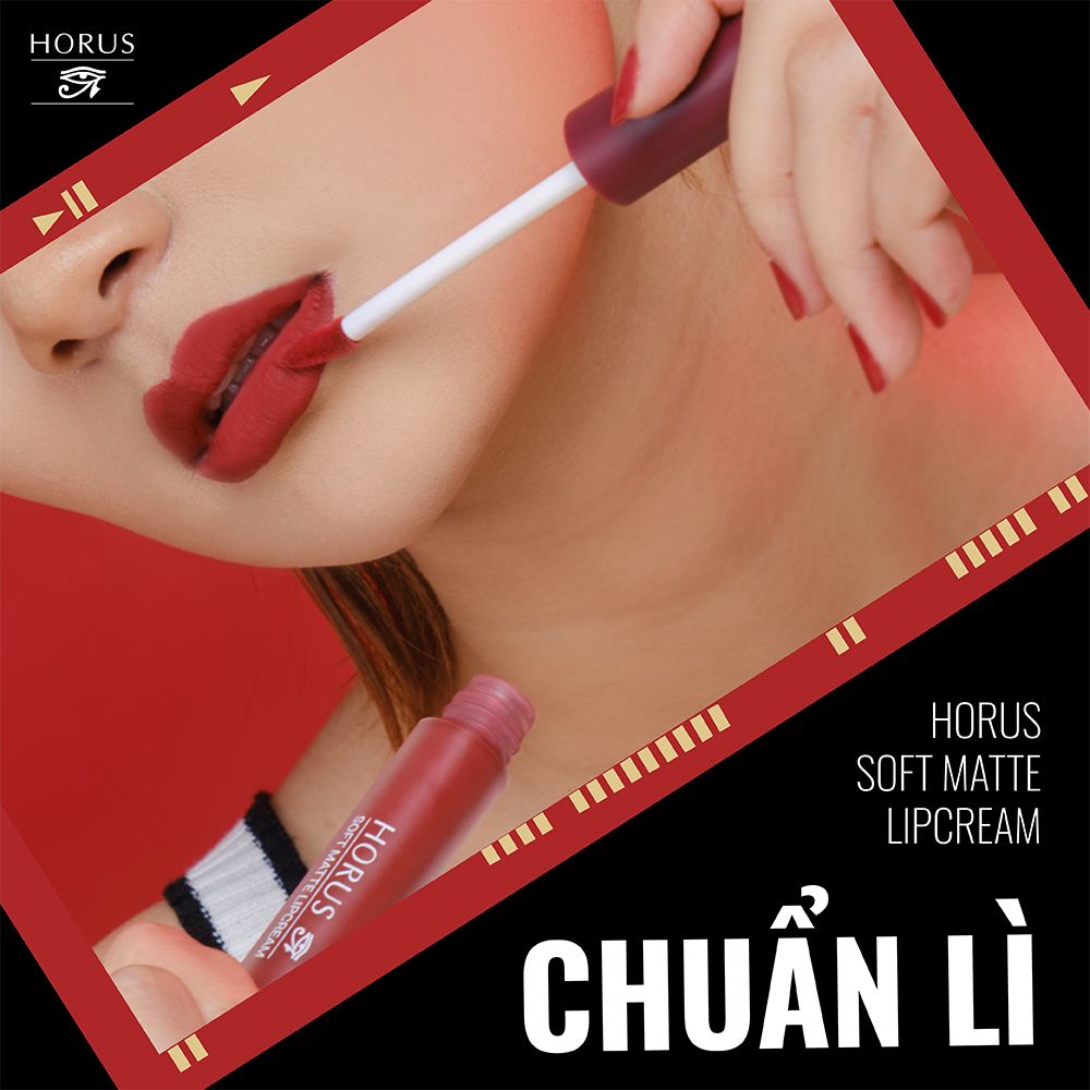 02. HOT WINE - ĐỎ RƯỢU HORUS SOFT MATTE LIPCREAM