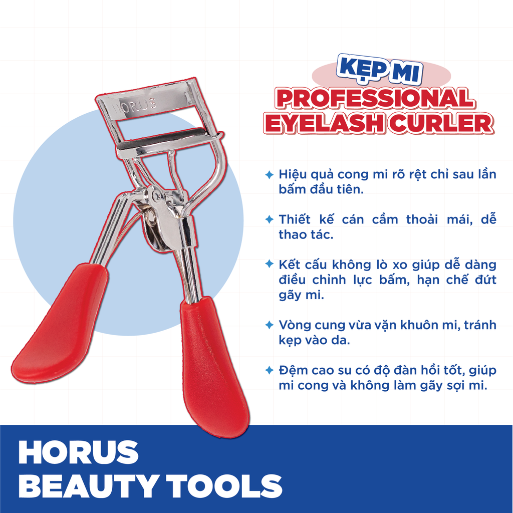 Horus Kẹp mi Professional Eyelash Curler