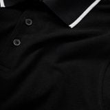  Polo FR phối cổ viền - Mẫu 3 - Đen 