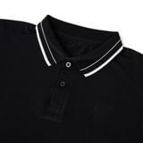  Áo Polo Phối Viền Cổ - Đen 