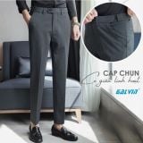  Quần Âu Cao Cấp Cạp Chun Sườn Ẩn - Xám 